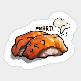 Kawaii Sushi Fart Sticker